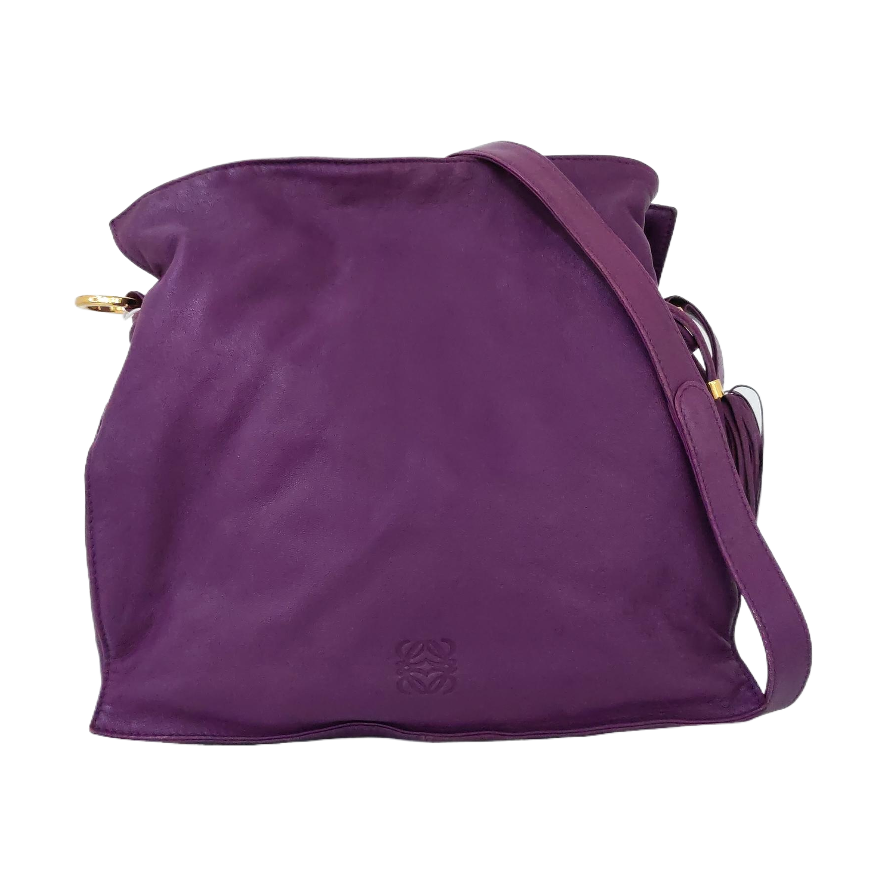 Authenticated pre-owned  Flamenco Lambskin Purple - Crossbody Bag at Looply