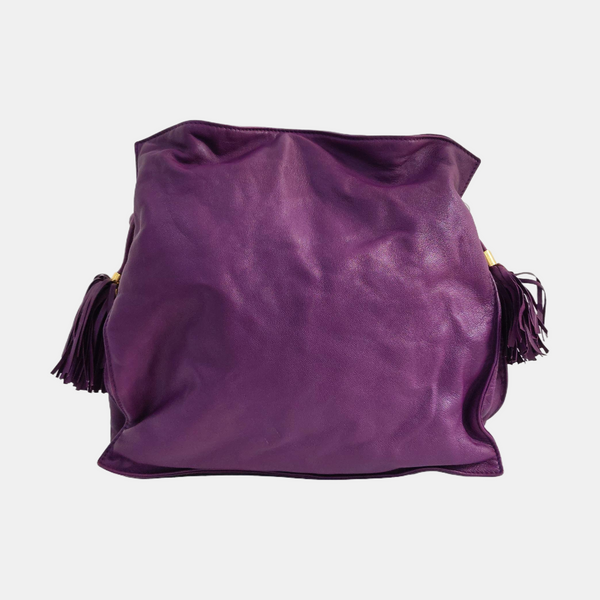 Authenticated pre-owned  Flamenco Lambskin Purple - Crossbody Bag at Looply