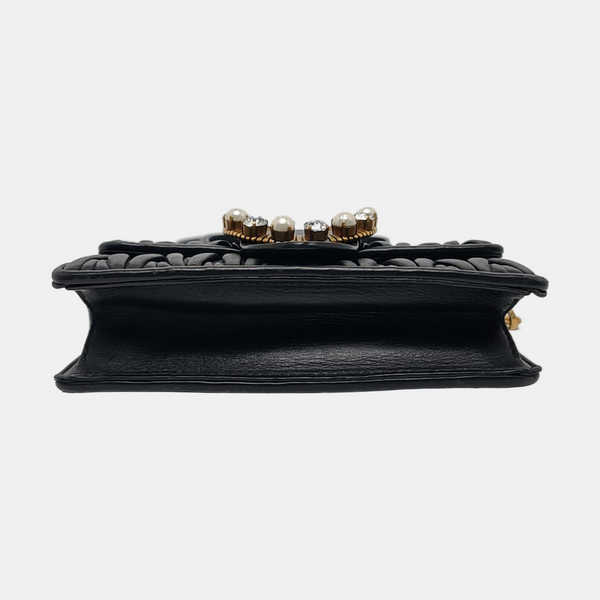 Authenticated pre-owned  Matelassé Lambskin Black - Shoulder Bag at Looply