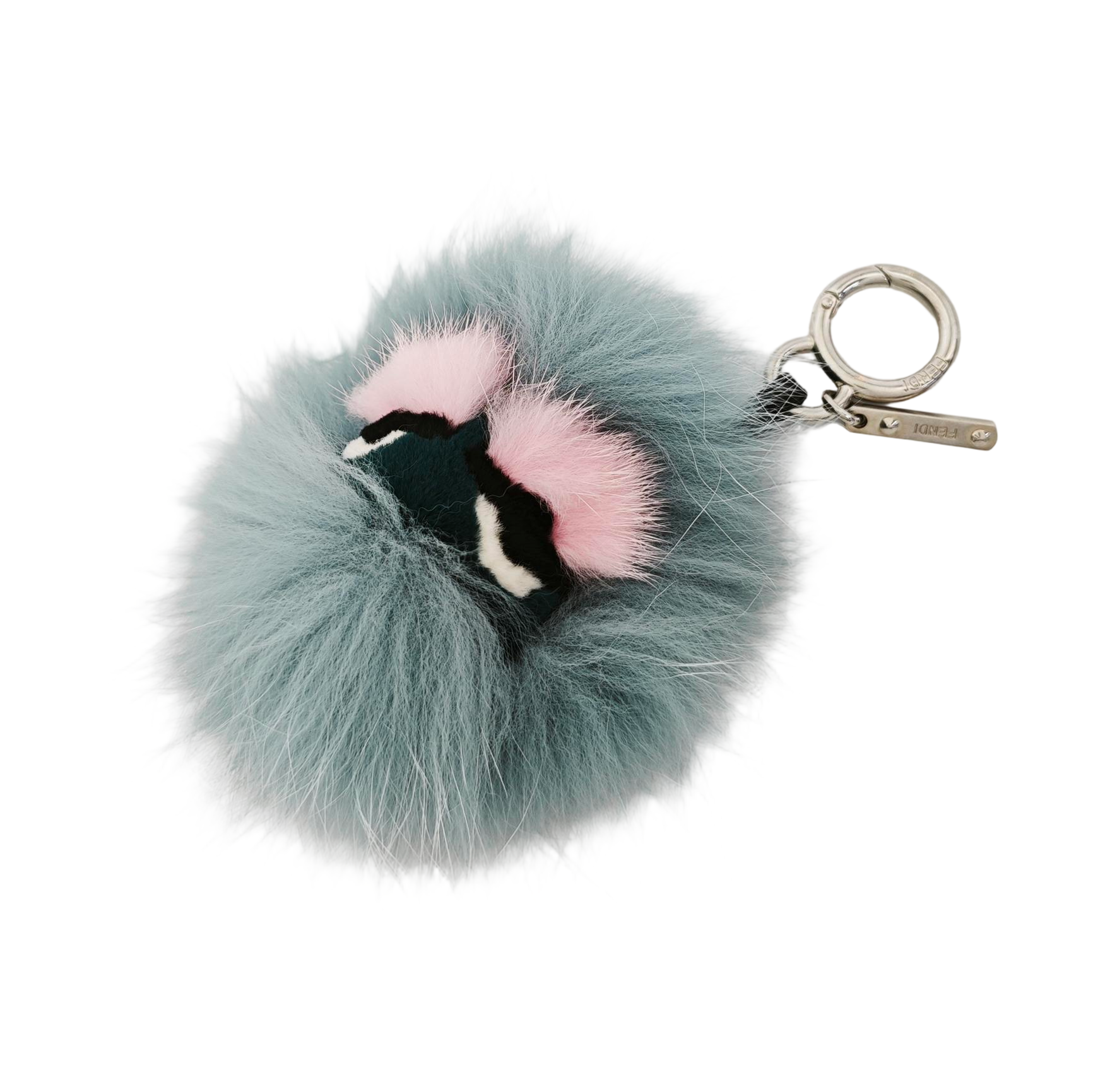 Synthetic Bag Charm Blue