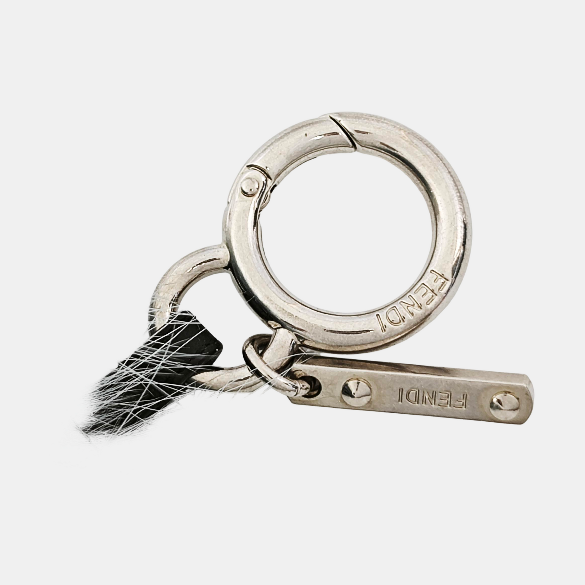 Synthetic Bag Charm Blue
