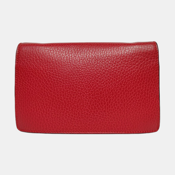 Authenticated pre-owned  Dionysus Super Mini Calfskin Red - Shoulder Bag at Looply