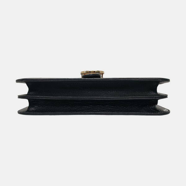 Authenticated pre-owned  Interlocking G Large Calfskin Black - Crossbody Bag at Looply
