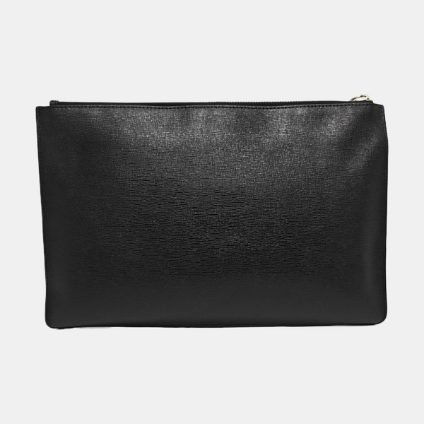 Authenticated pre-owned  Karlito Calfskin Black - Clutch at Looply