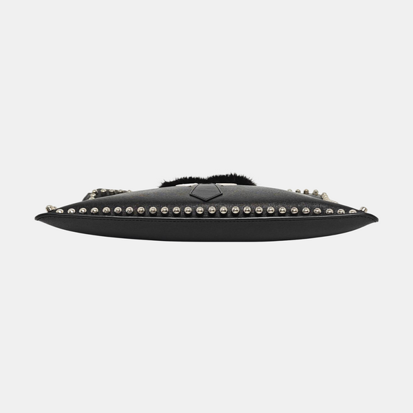 Authenticated pre-owned  Karlito Calfskin Black - Clutch at Looply