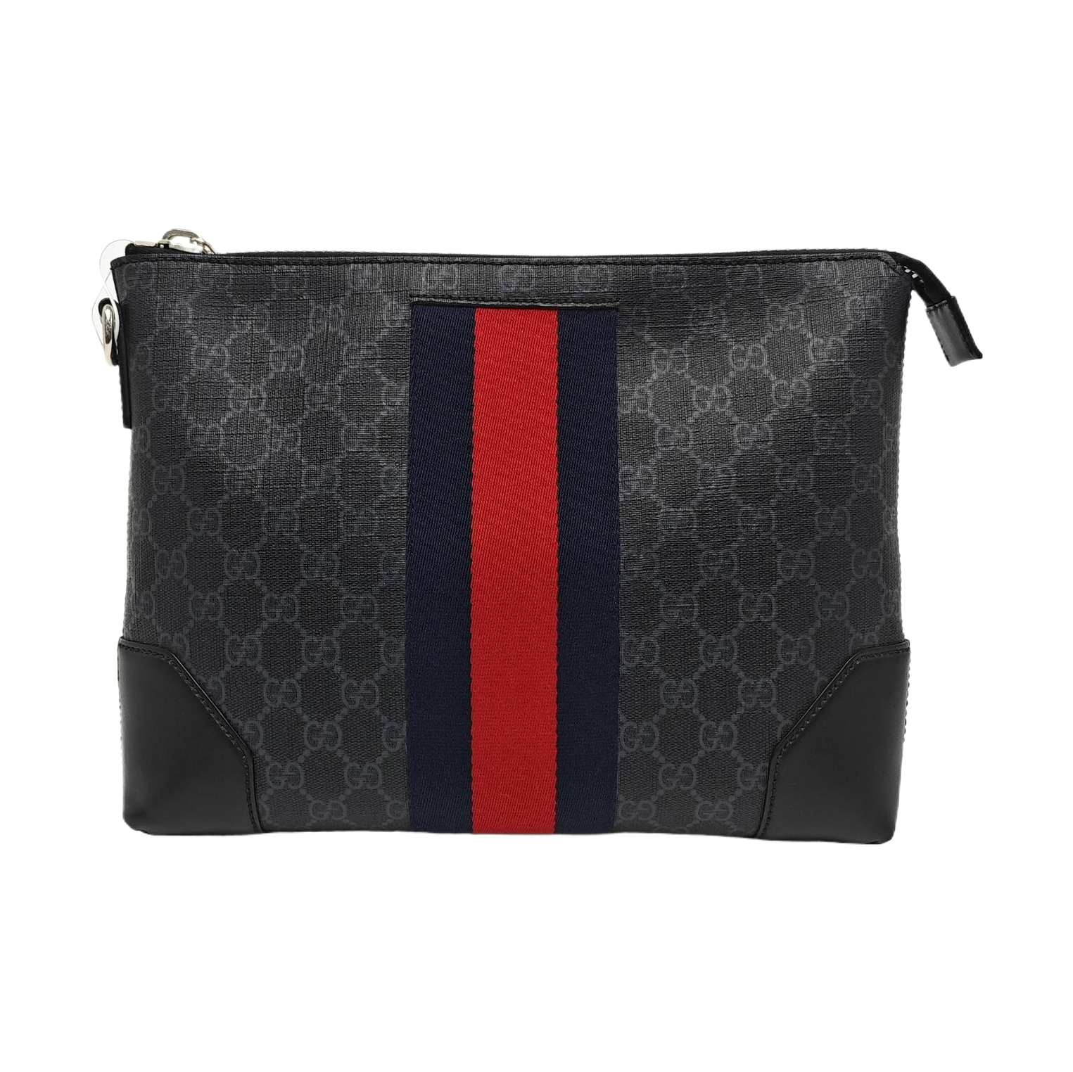 Authenticated pre-owned  Ophidia Monogram Coated Canvas Gray - Clutch at Looply