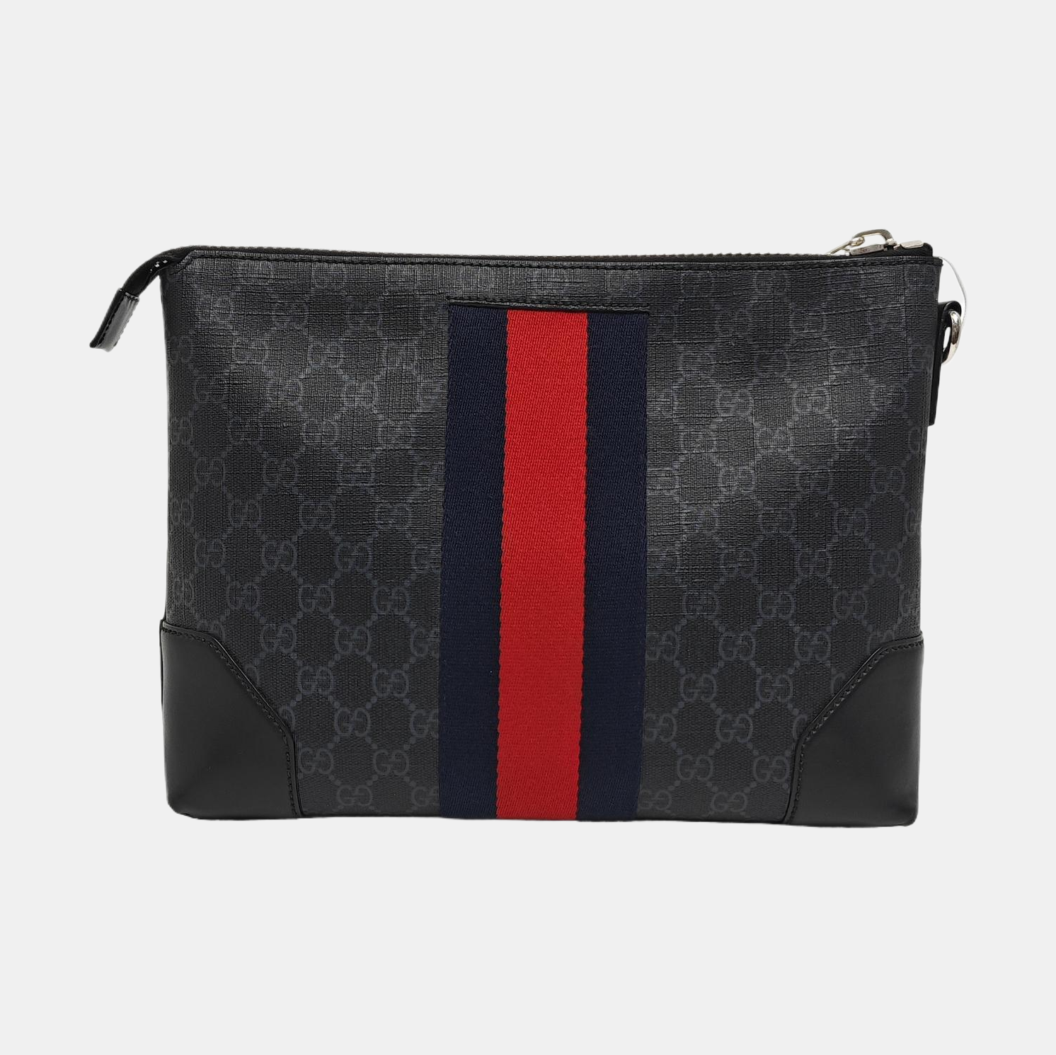 Authenticated pre-owned  Ophidia Monogram Coated Canvas Gray - Clutch at Looply