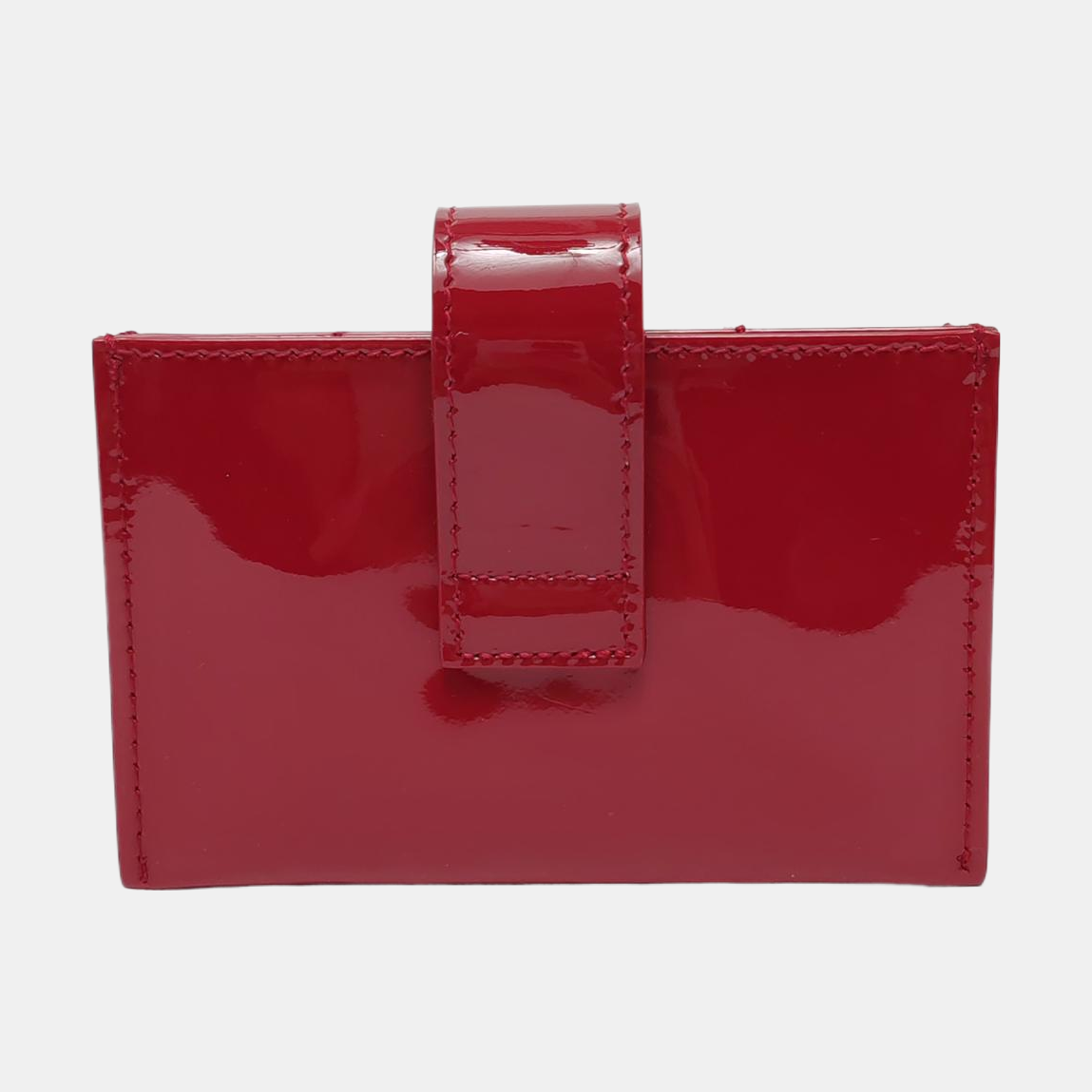 Authenticated pre-owned  30 Montaigne Calfskin Red Card Holder - Card Holder at Looply