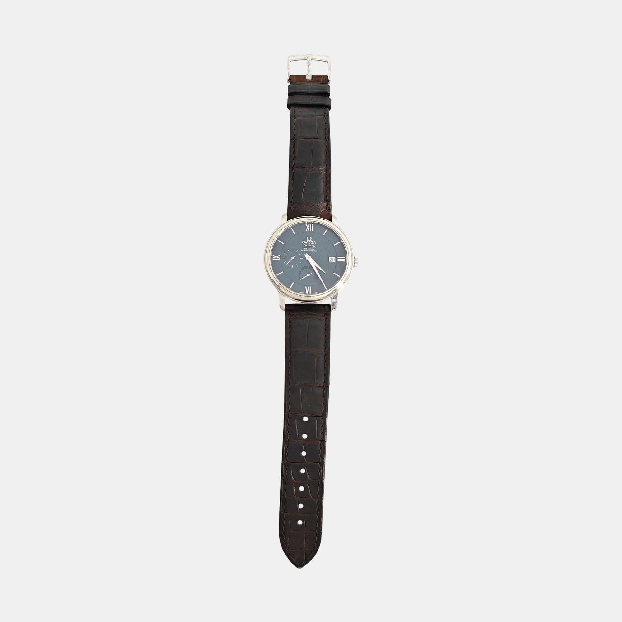 De Ville 39.5mm Navy Blue Automatic Watch