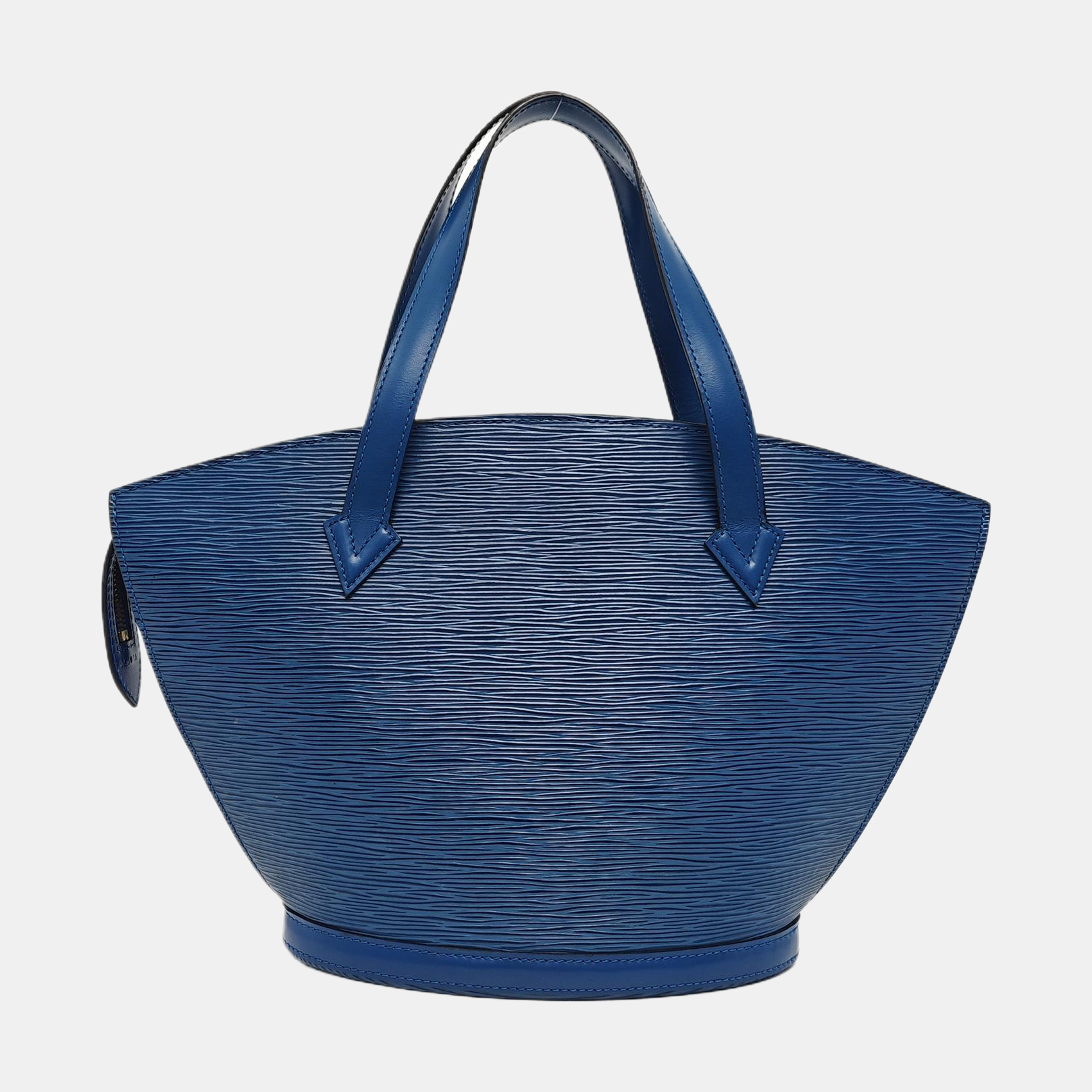 Authenticated pre-owned  Saint Jacques PM Epi Blue - Top Handle Bag at Looply