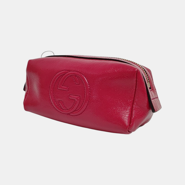 Authenticated pre-owned  Soho Patent Leather Pink - Clutch at Looply