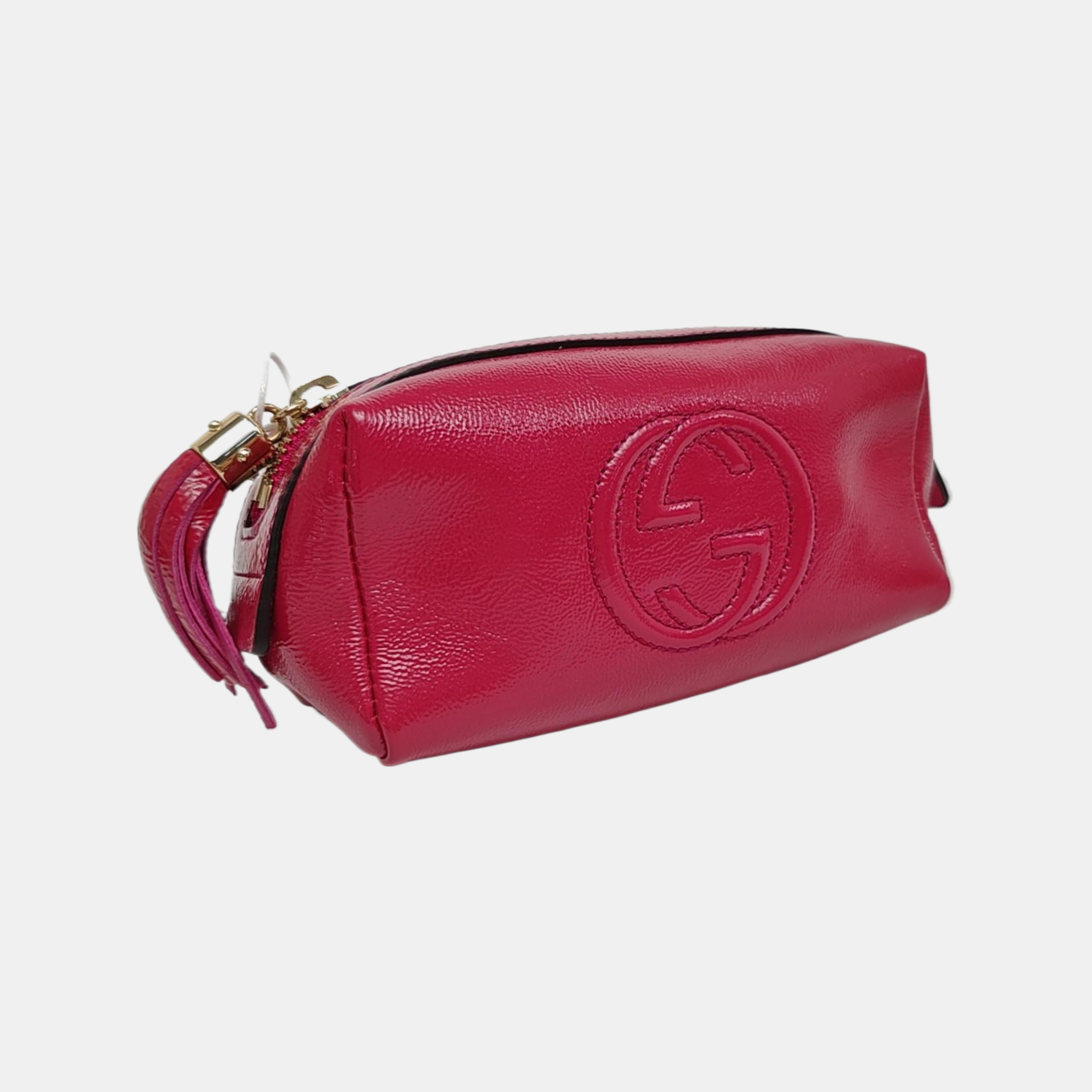 Authenticated pre-owned  Soho Patent Leather Pink - Clutch at Looply