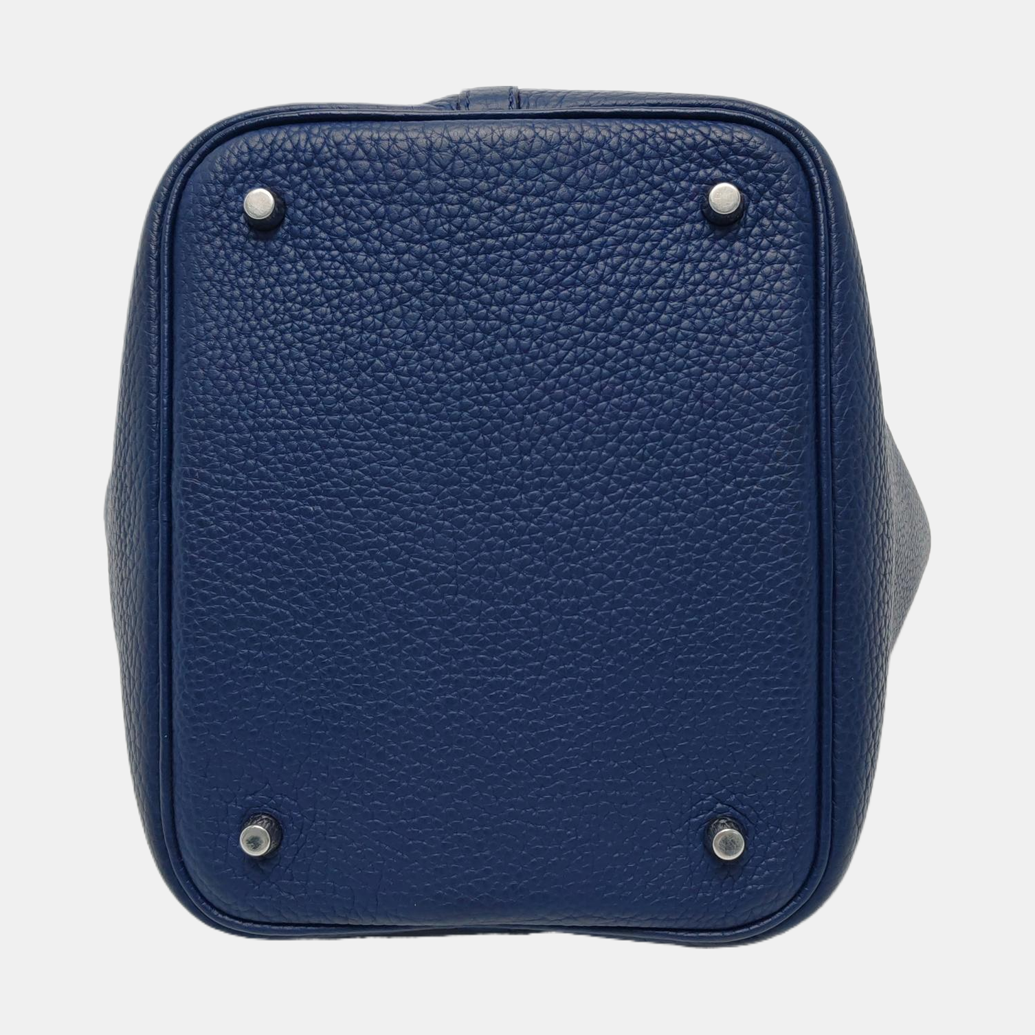 Authenticated pre-owned  Picotin Lock 22 Clemence Blue - Top Handle Bag at Looply