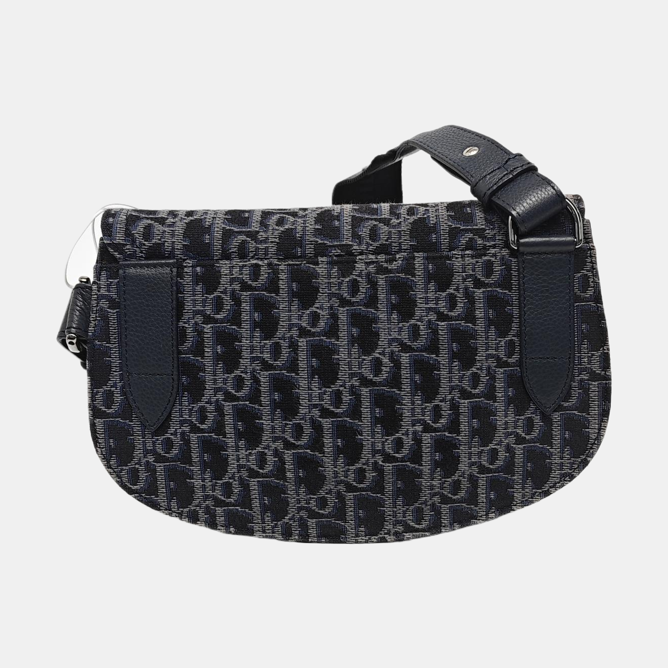 Authenticated pre-owned  Saddle Oblique Canvas Blue - Shoulder Bag at Looply