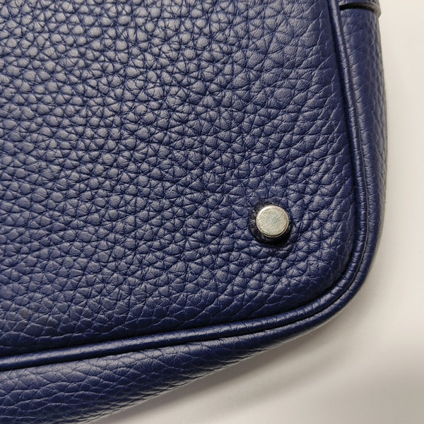Authenticated pre-owned  Picotin Lock 22 Clemence Blue - Top Handle Bag at Looply