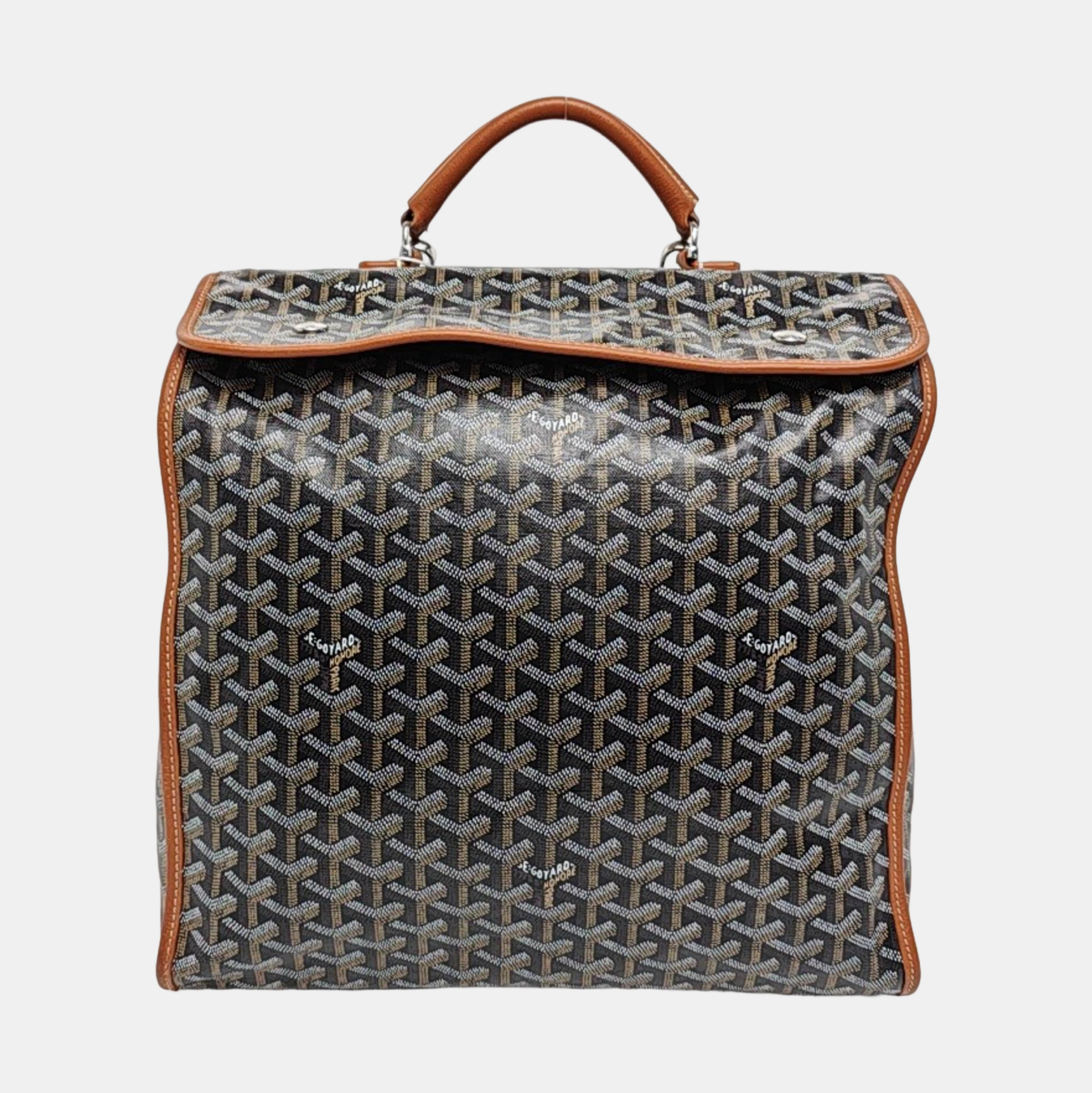 Saint Léger Coated Canvas Brown