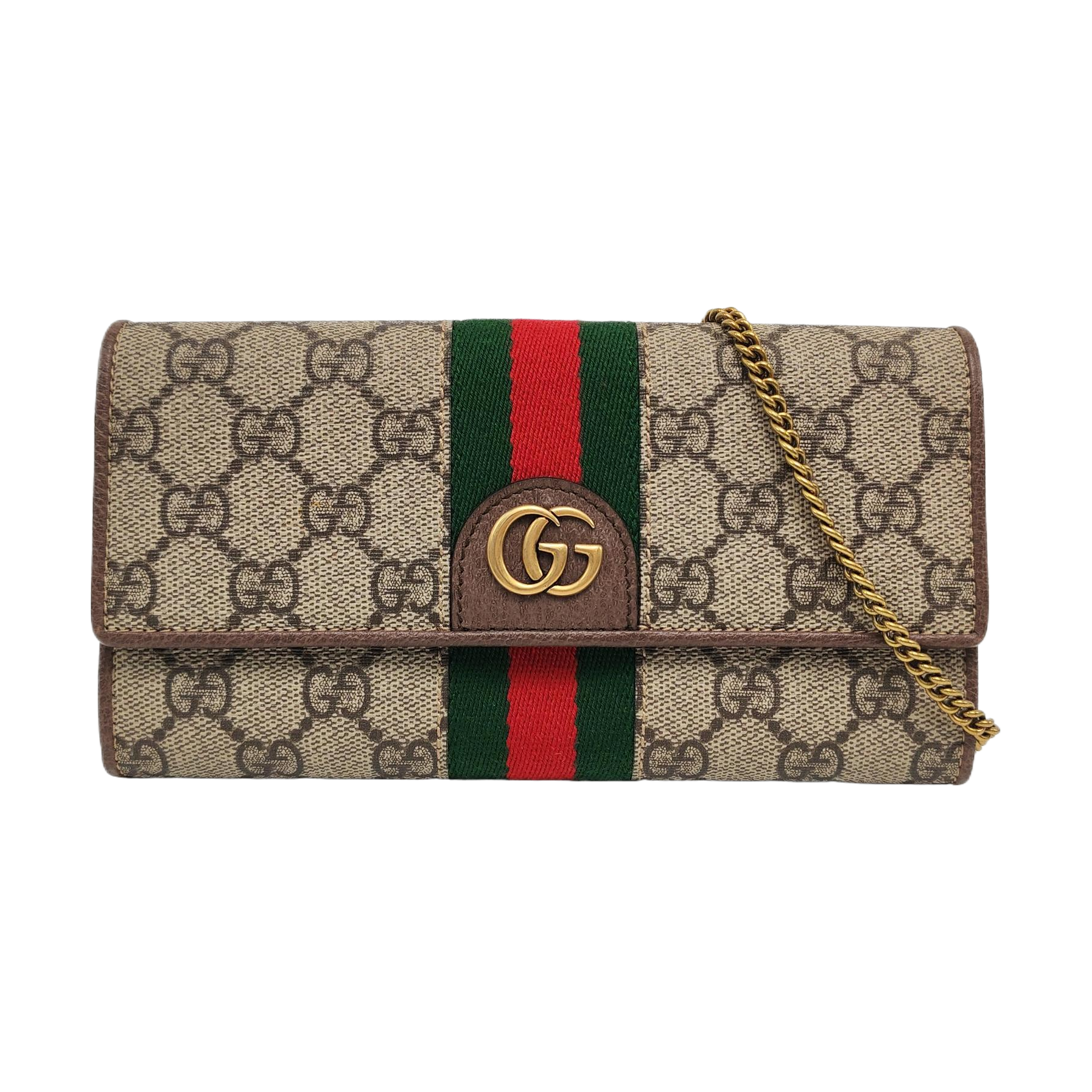 Authenticated pre-owned  Ophidia Monogram Coated Canvas Beige Wallet - Wallet at Looply