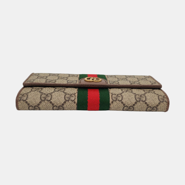 Authenticated pre-owned  Ophidia Monogram Coated Canvas Beige Wallet - Wallet at Looply