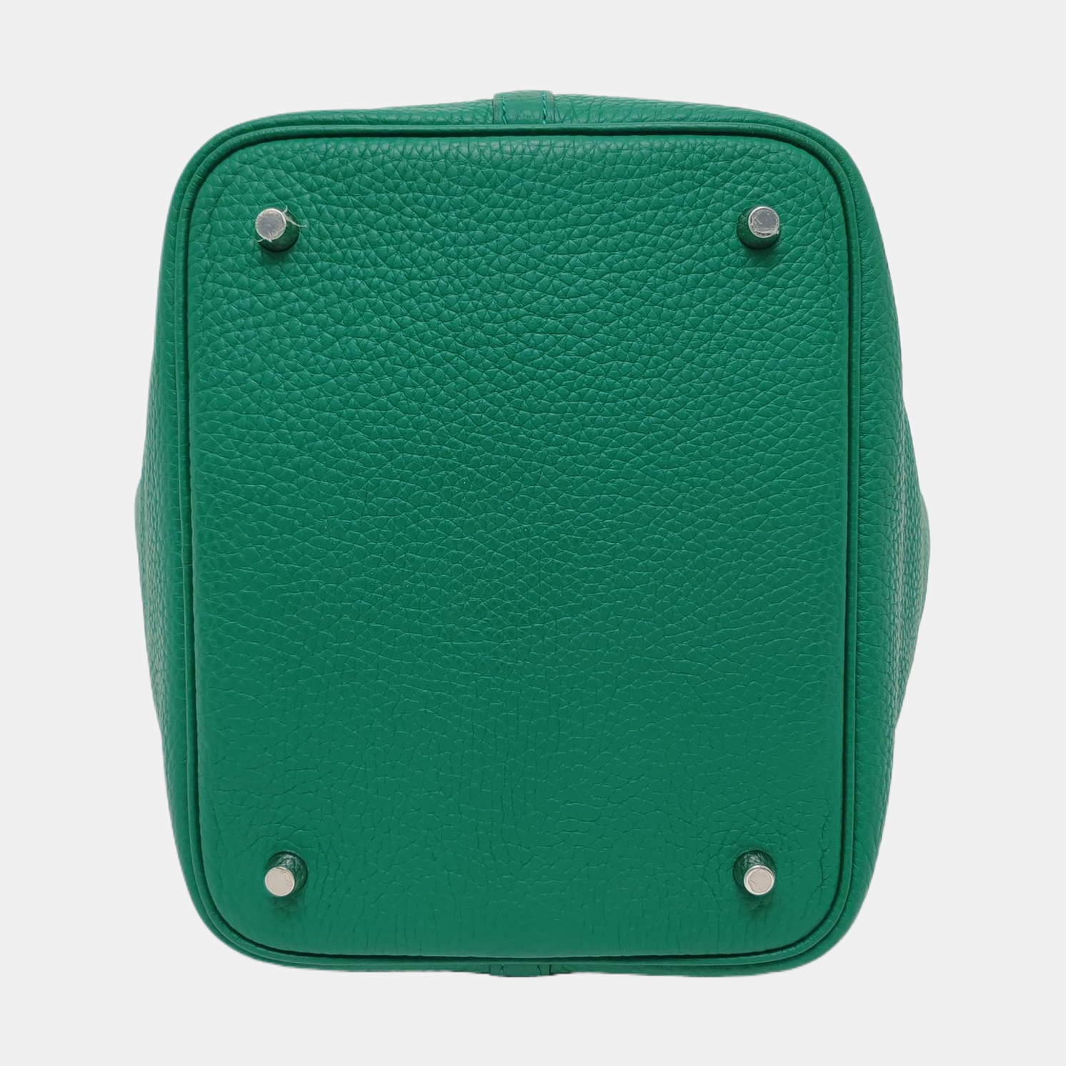 Authenticated pre-owned  Picotin Lock 22 Clemence Green - Top Handle Bag at Looply