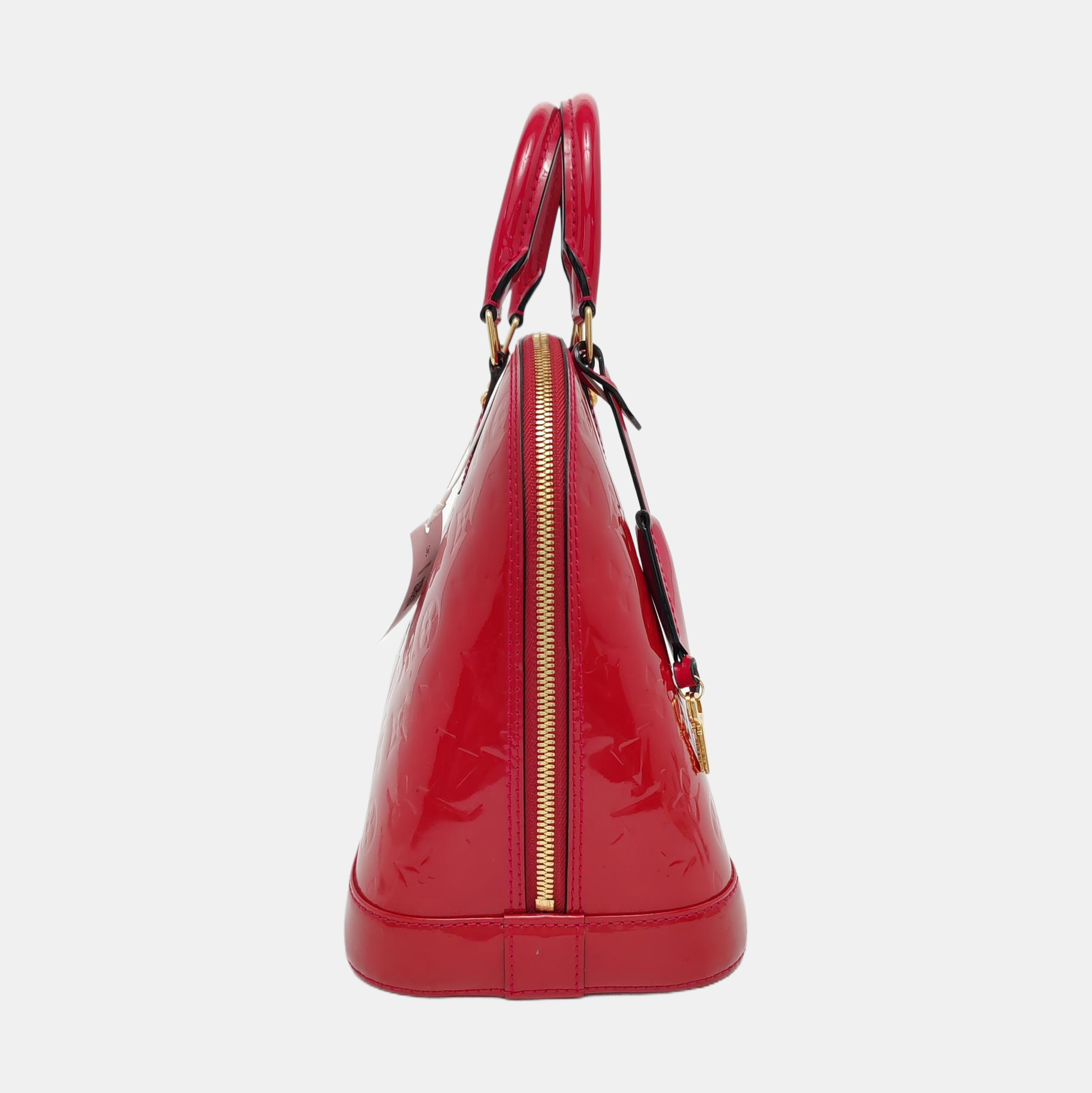 Authenticated pre-owned  Alma PM Monogram Calfskin Red - Top Handle Bag at Looply