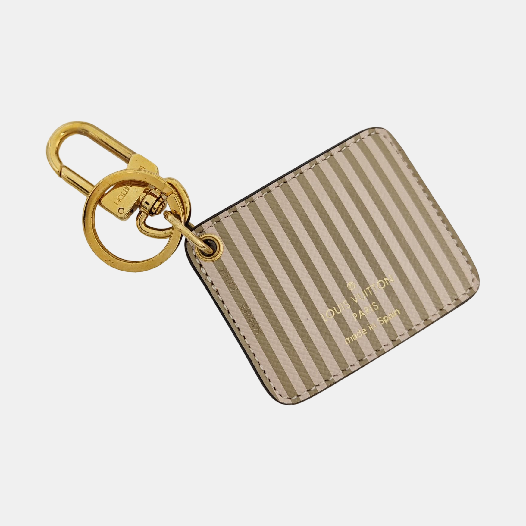 Authenticated pre-owned  Leather Brown Bag Charm - Bag Charm at Looply