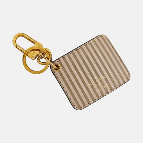 Authenticated pre-owned  Leather Brown Bag Charm - Bag Charm at Looply
