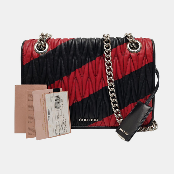 Authenticated pre-owned  Matelassé Lambskin Multicolor - Shoulder Bag at Looply