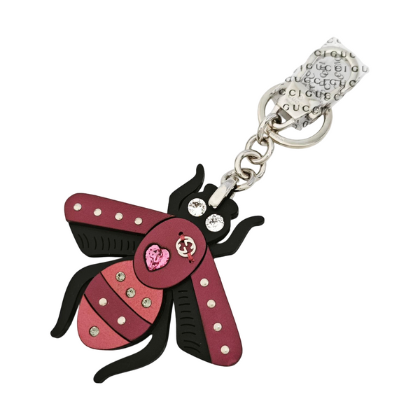Authenticated pre-owned  Black-tone Metal Bag Charm - Bag Charm at Looply