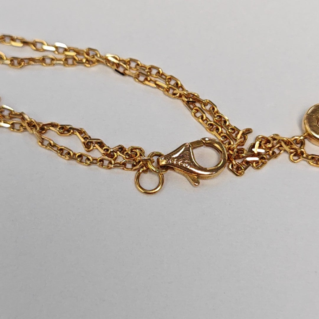Authenticated pre-owned  C Heart Diamond Pendant 18K Rose Gold Necklace - Necklace at Looply