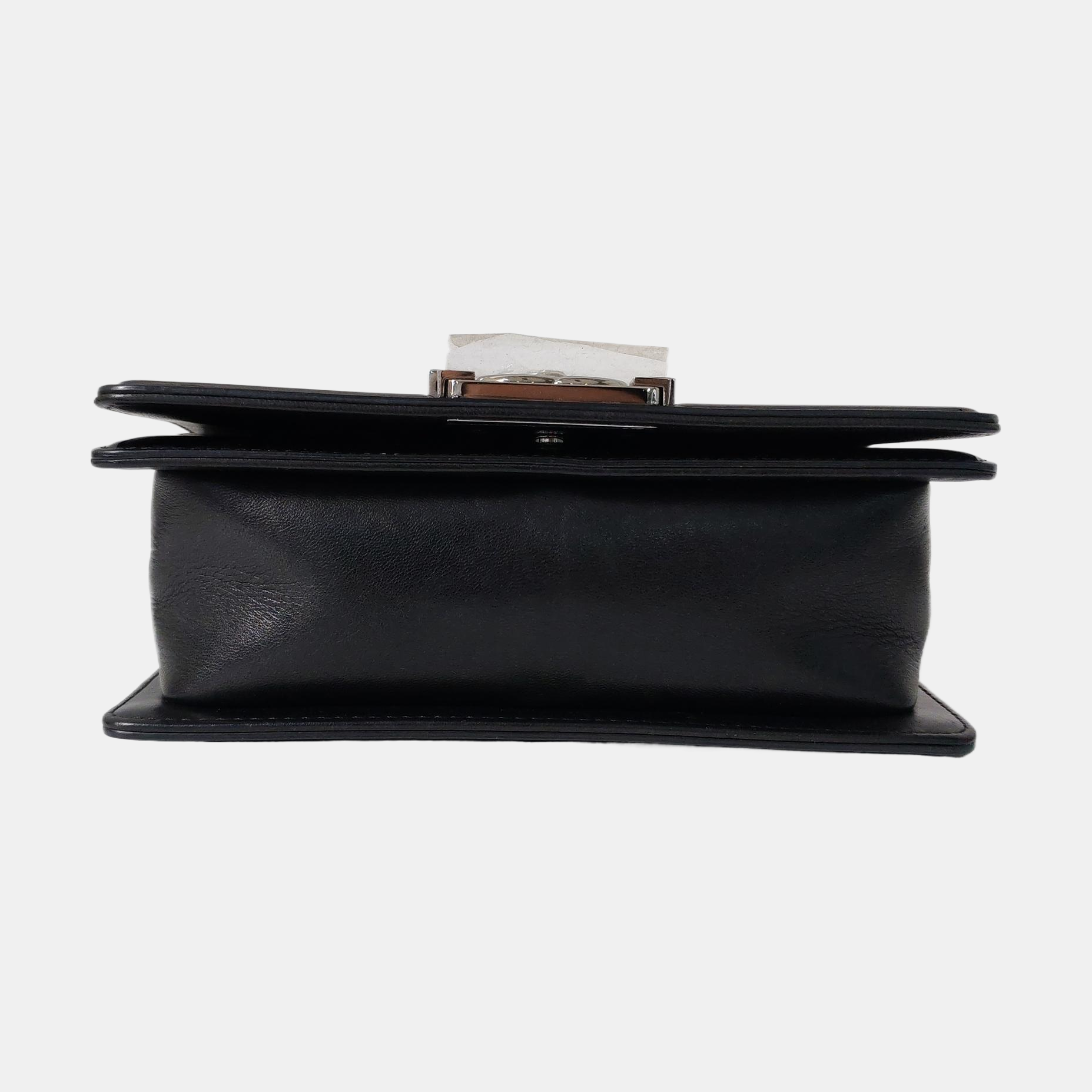 Authenticated pre-owned  Boy Chanel Small Quilted Patent Leather Black - Shoulder Bag at Looply
