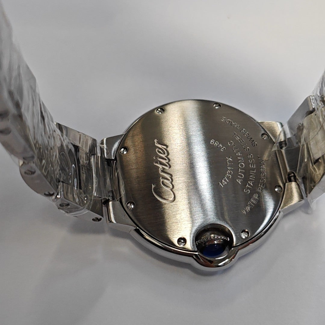 Ballon Bleu de Cartier 33mm Silver Automatic Watch
