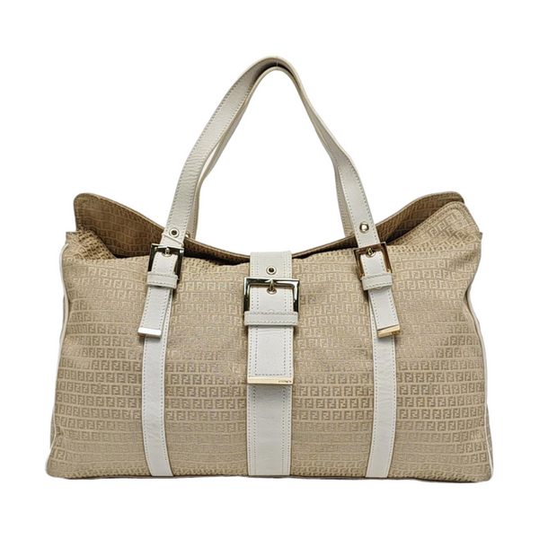 Canvas Shoulder Bag Beige