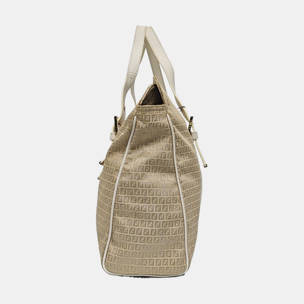 Canvas Shoulder Bag Beige