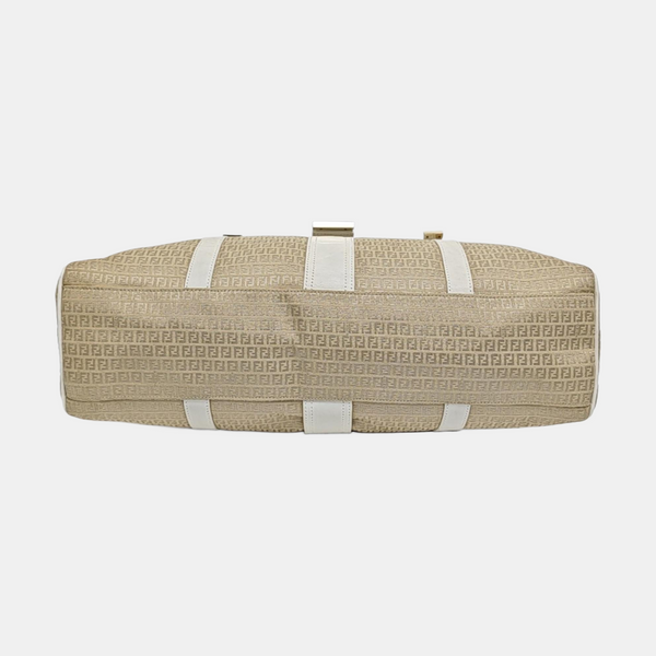 Canvas Shoulder Bag Beige