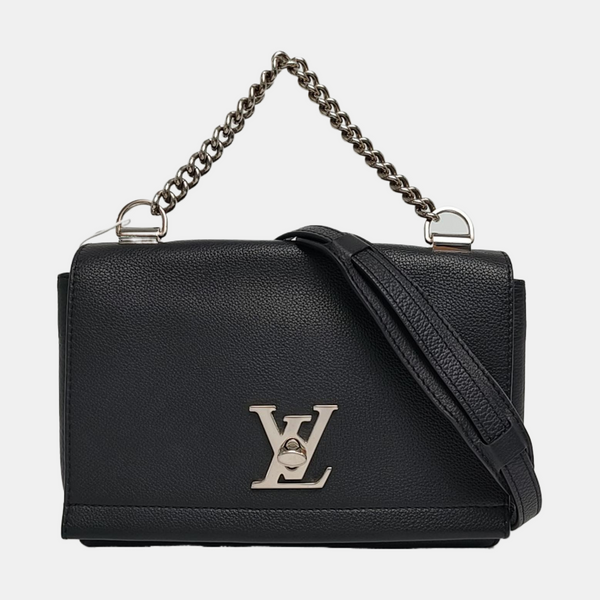 Authenticated pre-owned  Lockme BB Calfskin Black - Shoulder Bag at Looply
