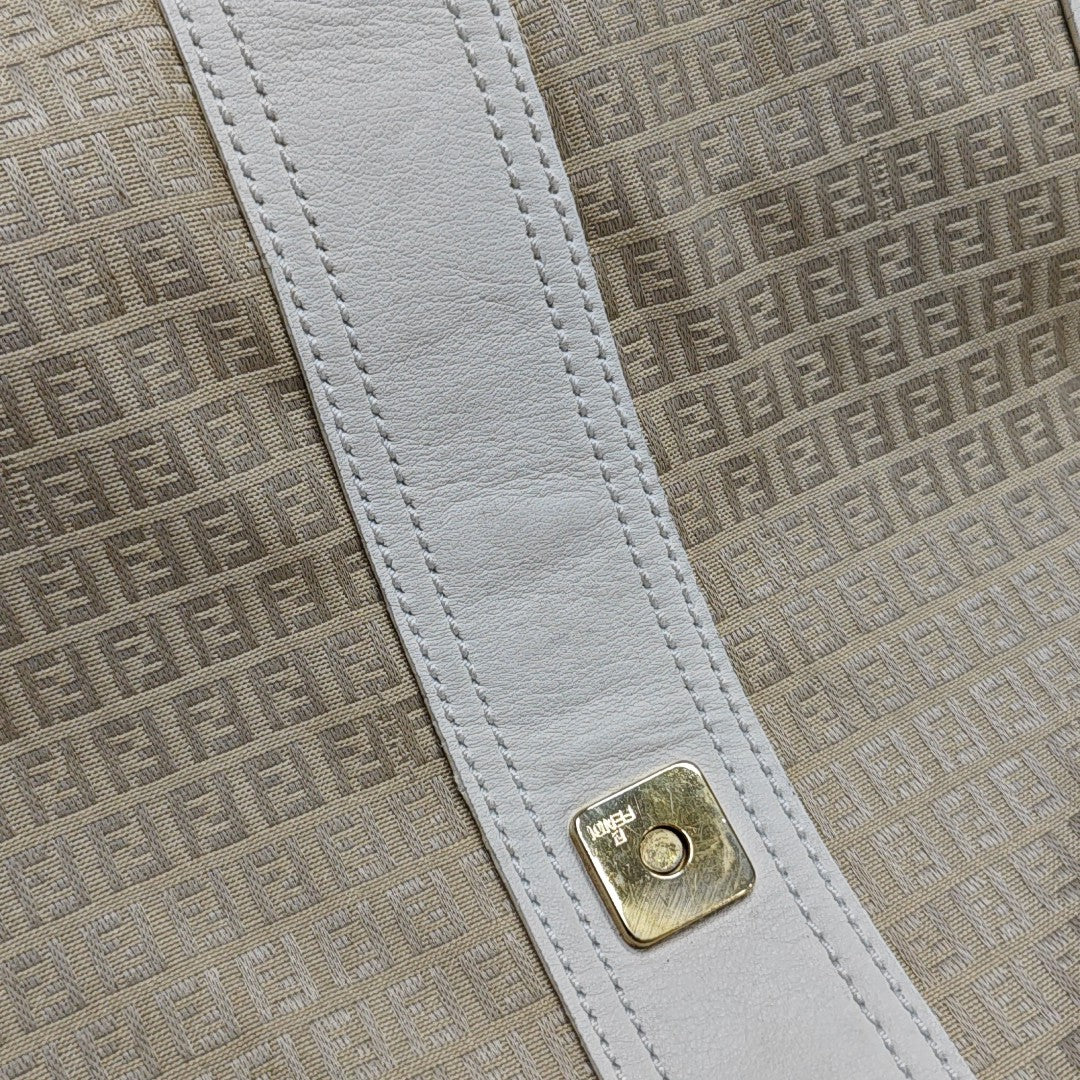Canvas Shoulder Bag Beige