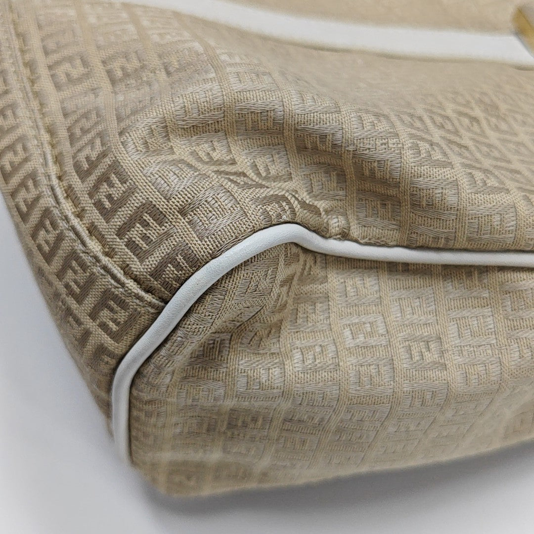 Canvas Shoulder Bag Beige