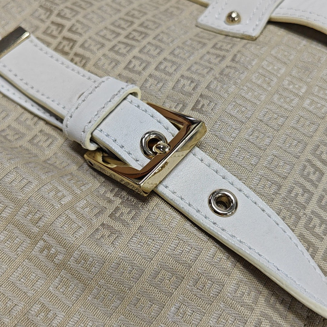 Canvas Shoulder Bag Beige