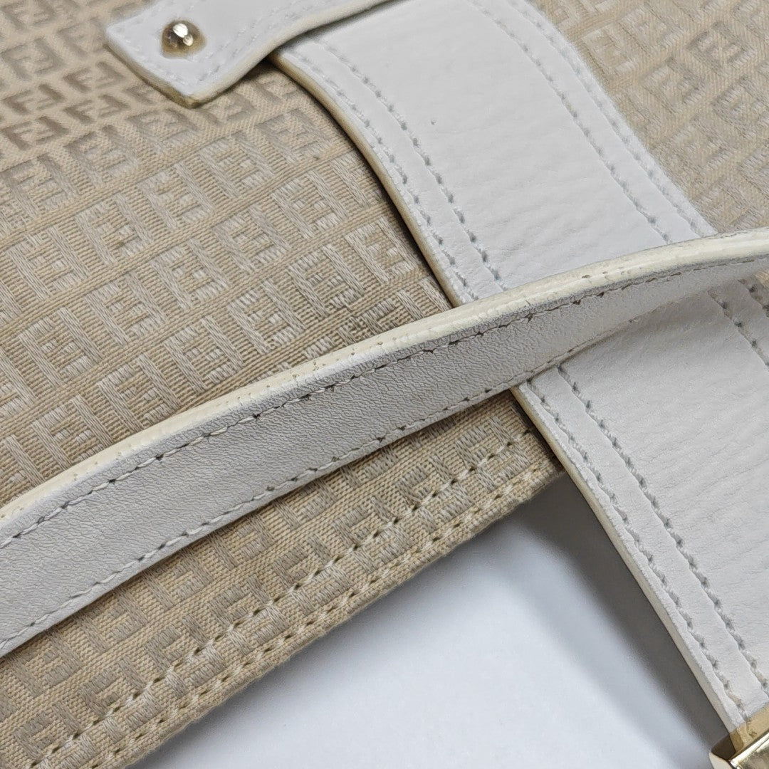 Canvas Shoulder Bag Beige
