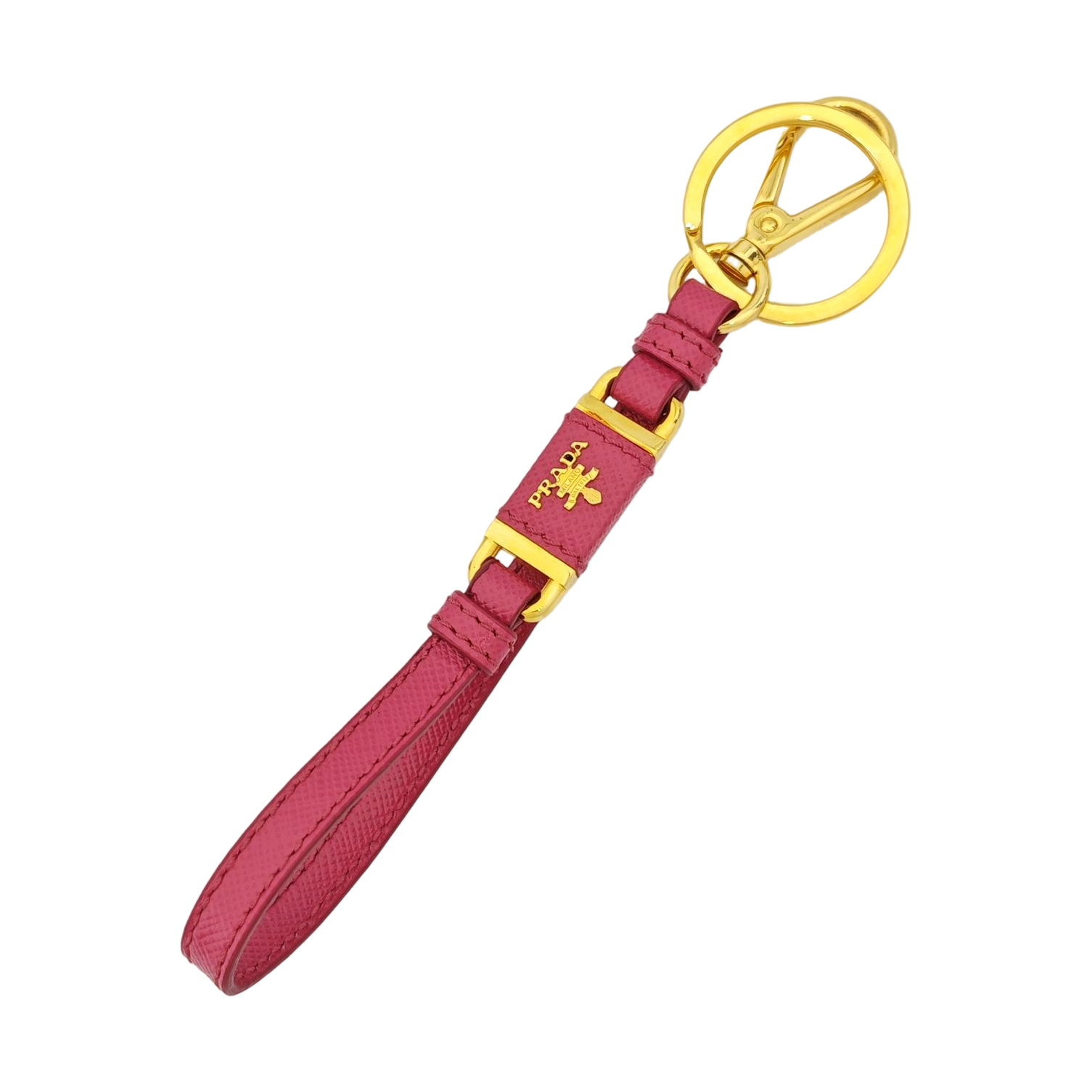 Authenticated pre-owned  Leather Pink Bag Charm - Bag Charm at Looply