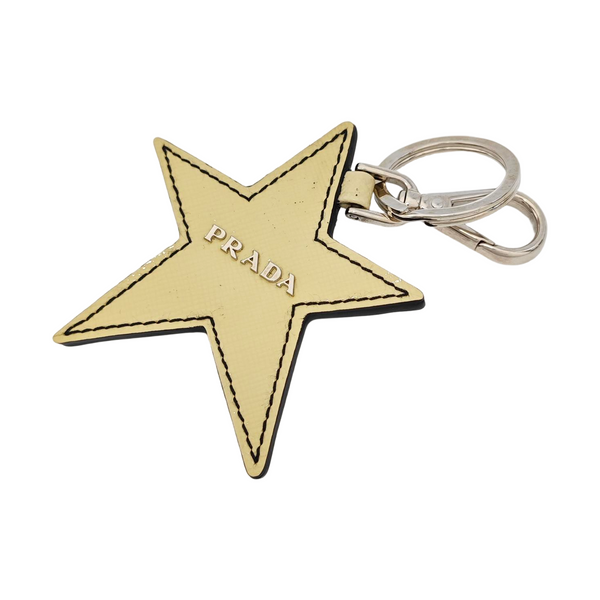 Authenticated pre-owned  Leather Off White Bag Charm - Bag Charm at Looply