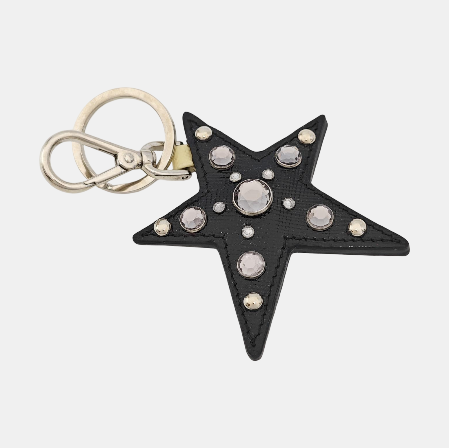 Authenticated pre-owned  Leather Off White Bag Charm - Bag Charm at Looply