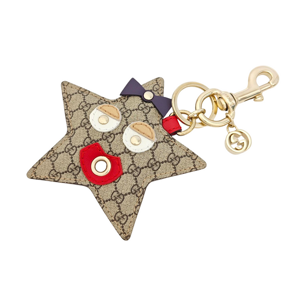 Authenticated pre-owned  Leather Khaki Bag Charm - Bag Charm at Looply