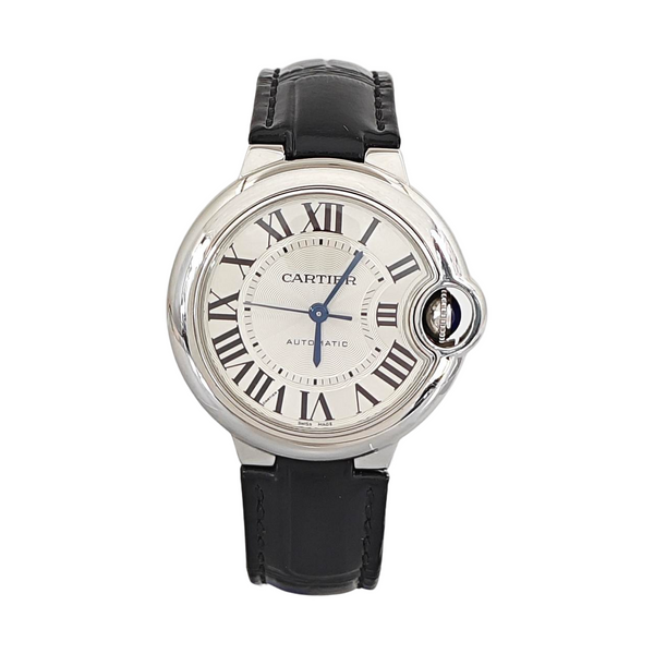 Ballon Bleu de Cartier 33mm Silver Automatic Watch