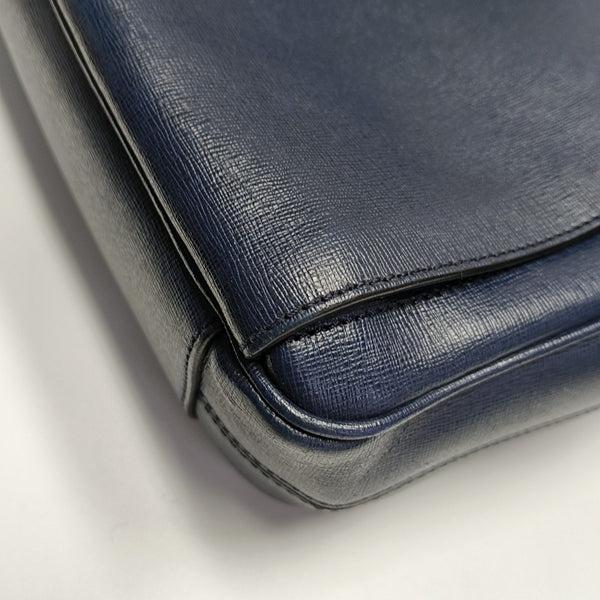 Calfskin Shoulder Bag Blue