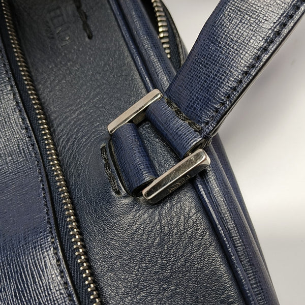 Calfskin Shoulder Bag Blue