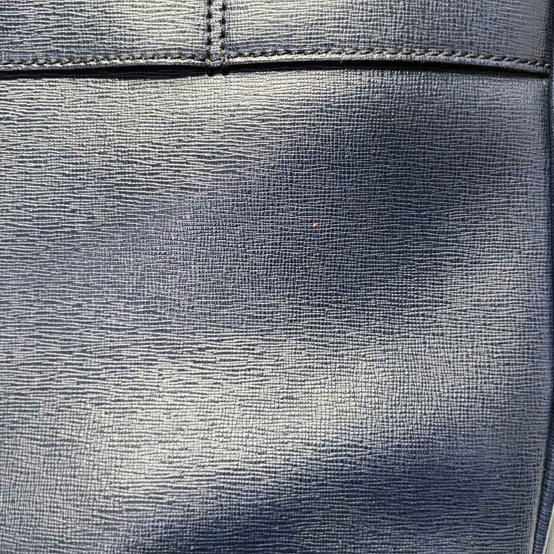 Calfskin Shoulder Bag Blue