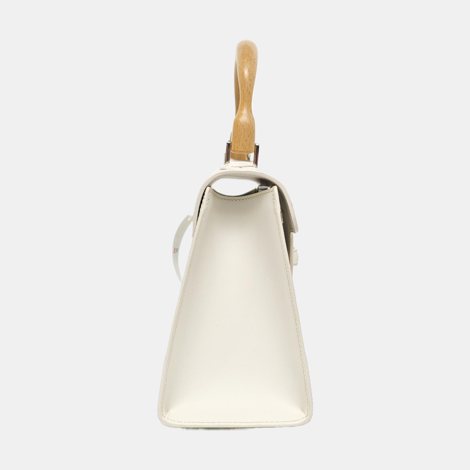 Authenticated pre-owned  Saïgon Small Coated Canvas White - Shoulder Bag at Looply