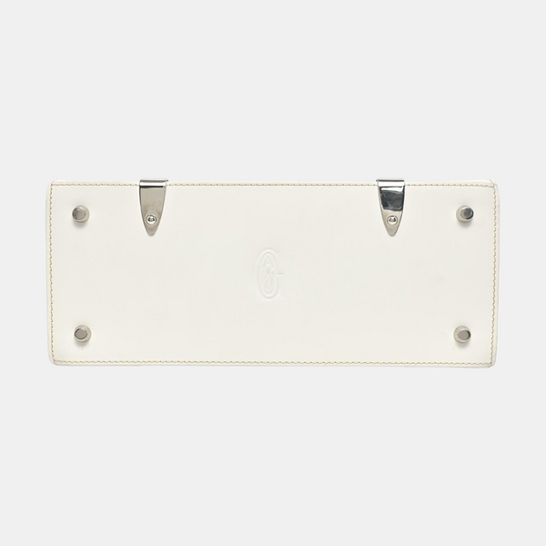 Authenticated pre-owned  Saïgon Small Coated Canvas White - Shoulder Bag at Looply