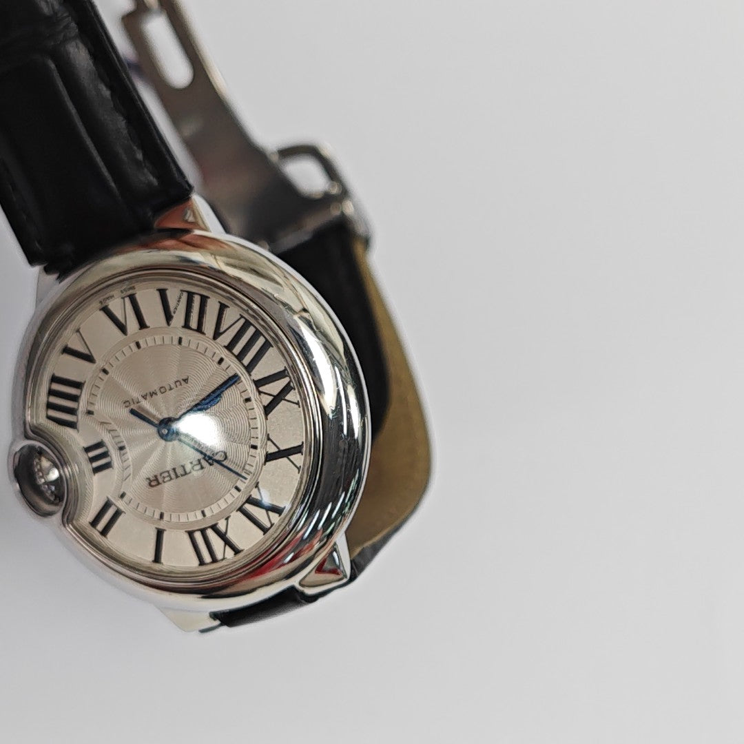 Ballon Bleu de Cartier 33mm Silver Automatic Watch